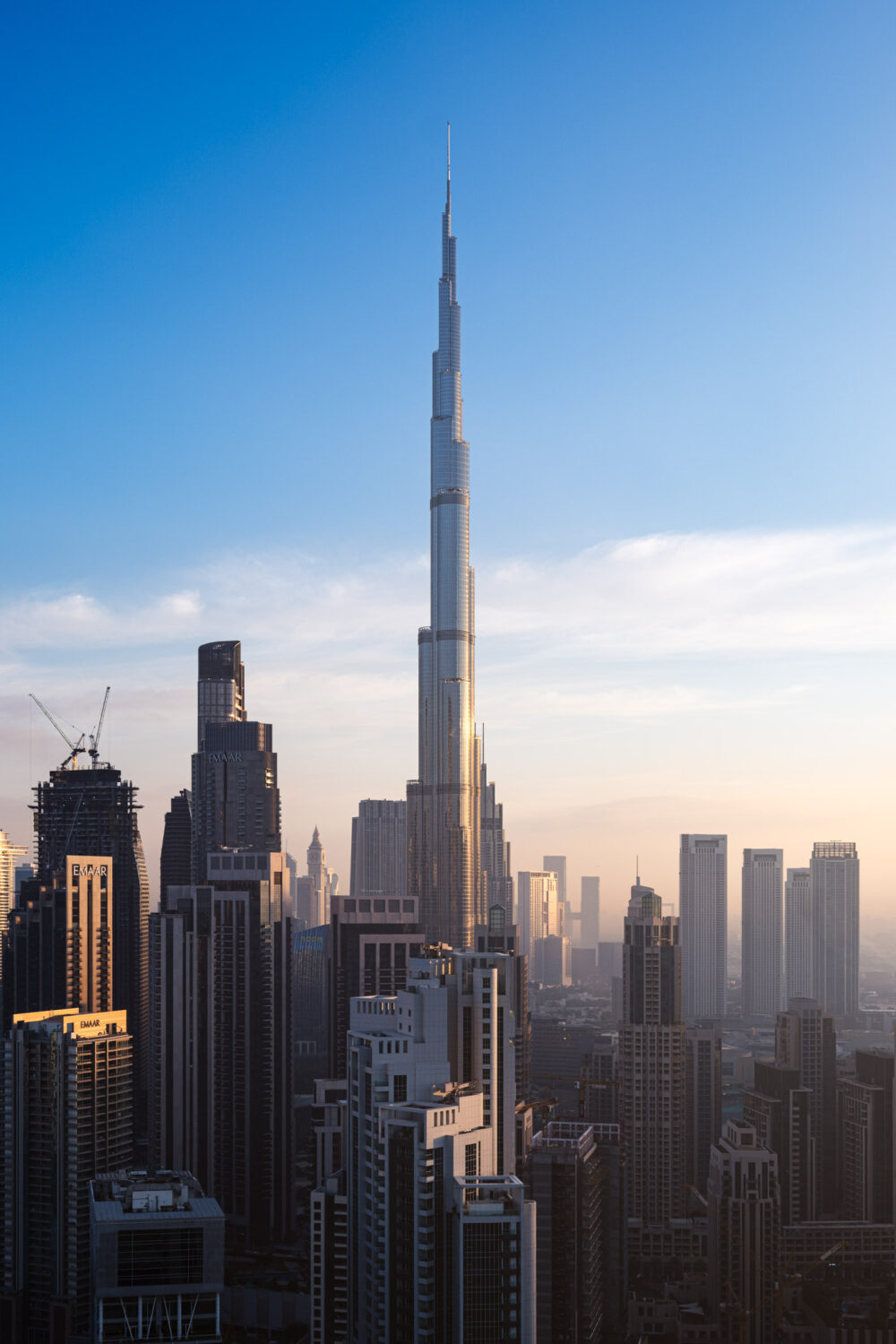 Burj Khalifa sunrise photography