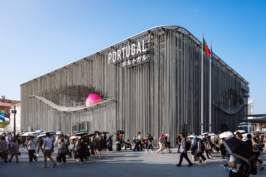 Portugal Pavilion Expo 2025 Osaka, architectural photography — designed by Kengo Kuma