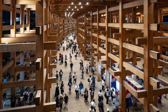 Grand Ring Expo 2025 Osaka, structural detail — Sou Fujimoto