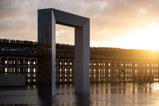 Grand Ring wide view, Expo 2025 Osaka architectural photography